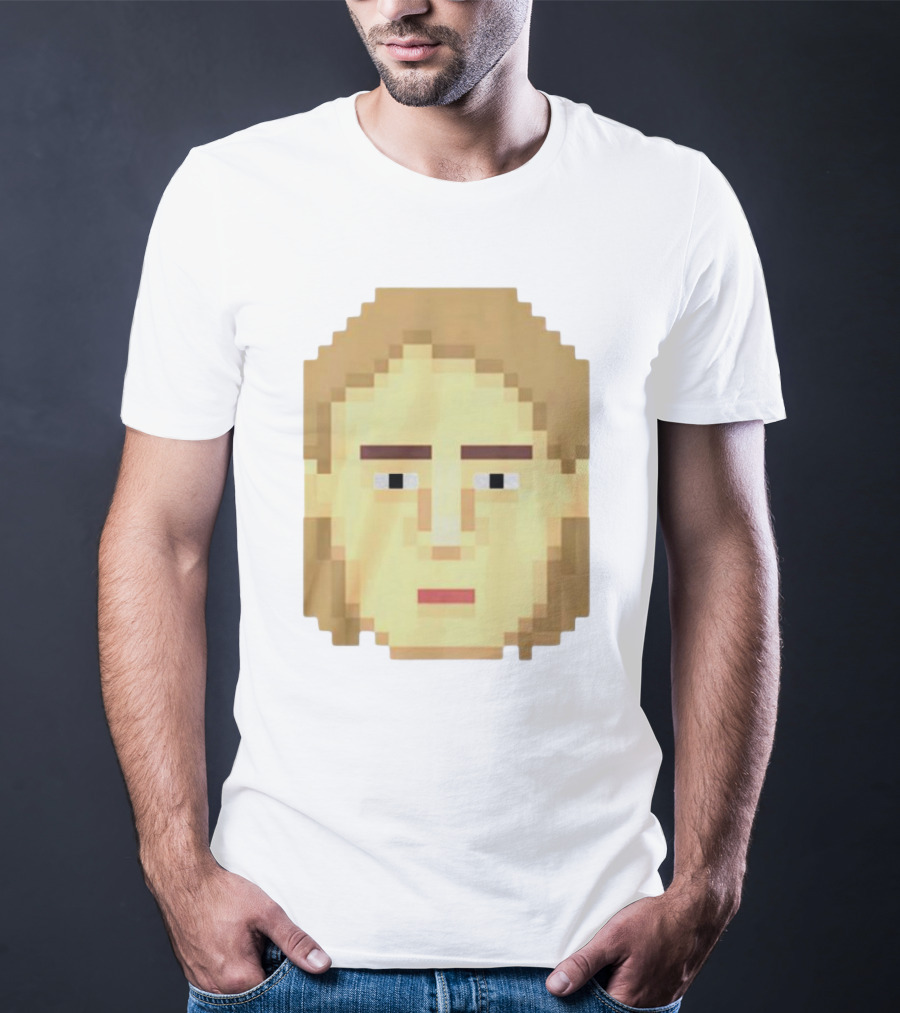 Dadi Freyr Pixel Art 8 Bit Style Face T-Shirt