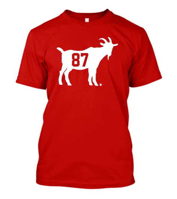 Travis Kelce GOAT 87 Football Legend T-Shirt