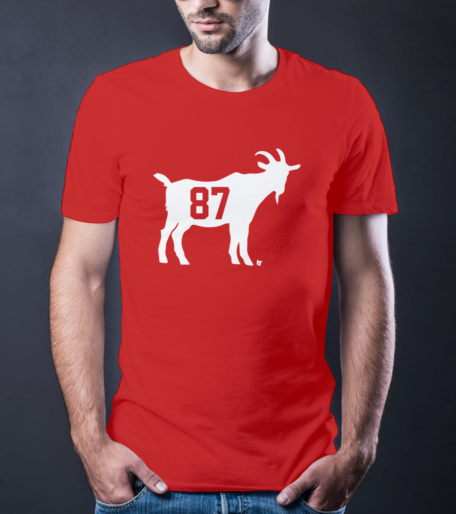 Travis Kelce GOAT 87 Football Legend T-Shirt
