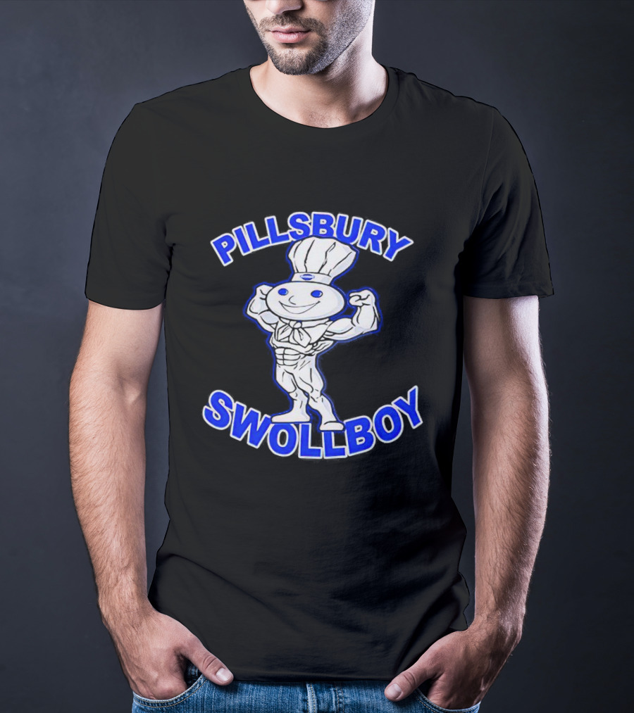 Pillsbury Swole Boy Buff Character Flexing Muscles T-Shirt