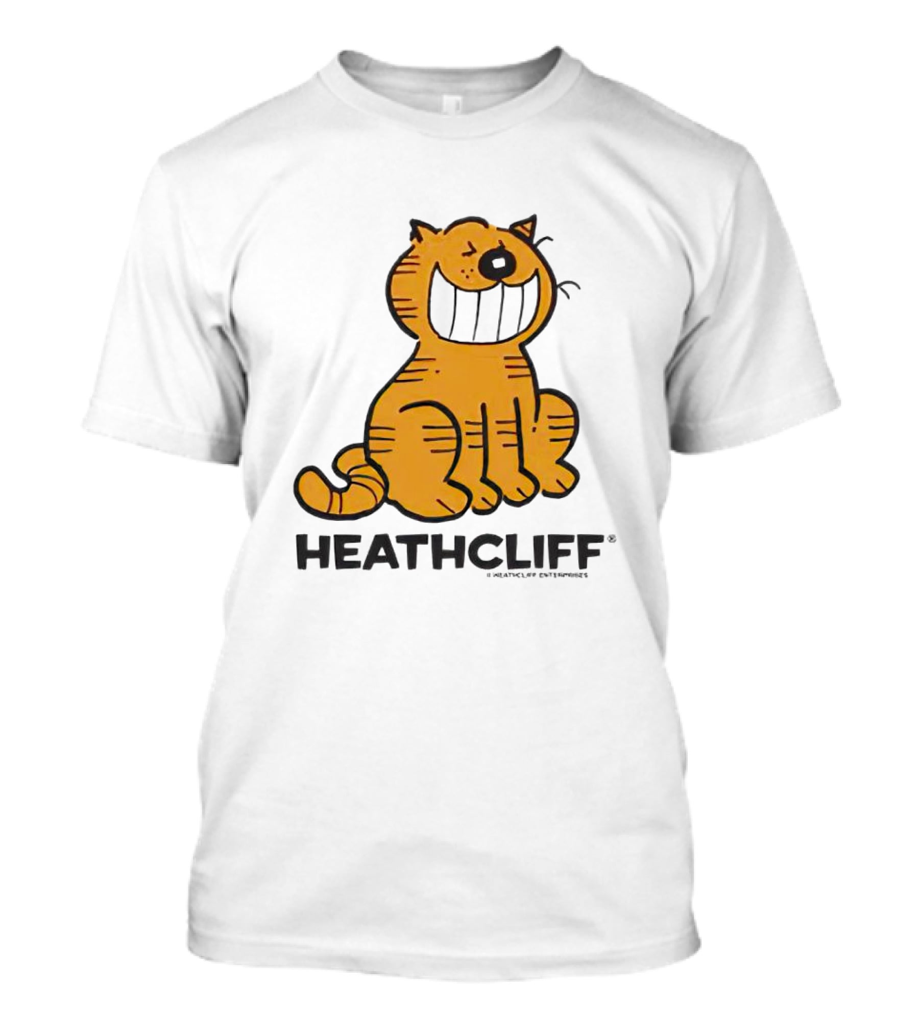 Heathcliff Cartoon Character Grinning T-Shirt
