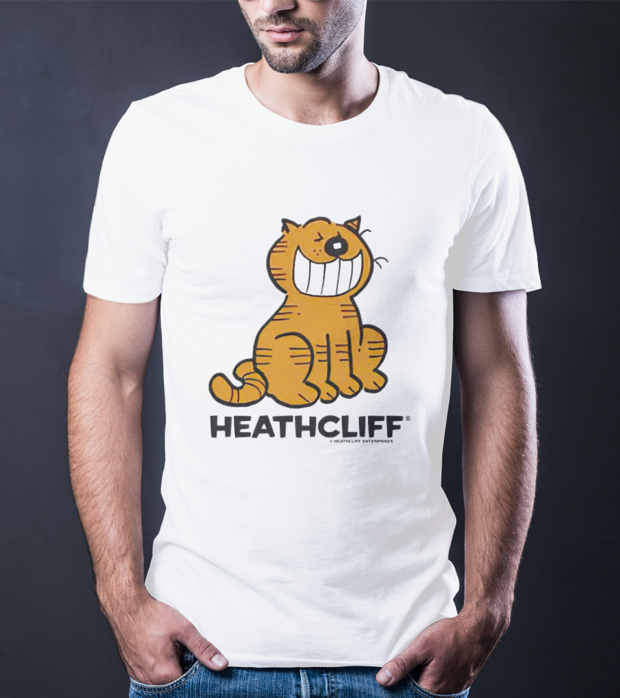 Heathcliff Cartoon Character Grinning T-Shirt