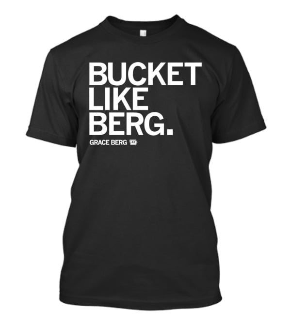 Bucket Like Berg Grace Berg Drake Bulldogs 43 T-Shirt