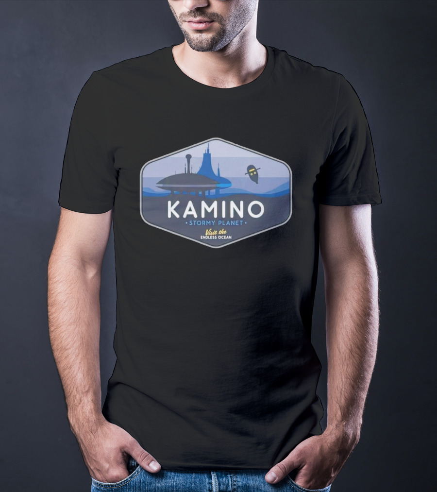 Kamino Stormy Planet Visit The Endless Ocean T-Shirt