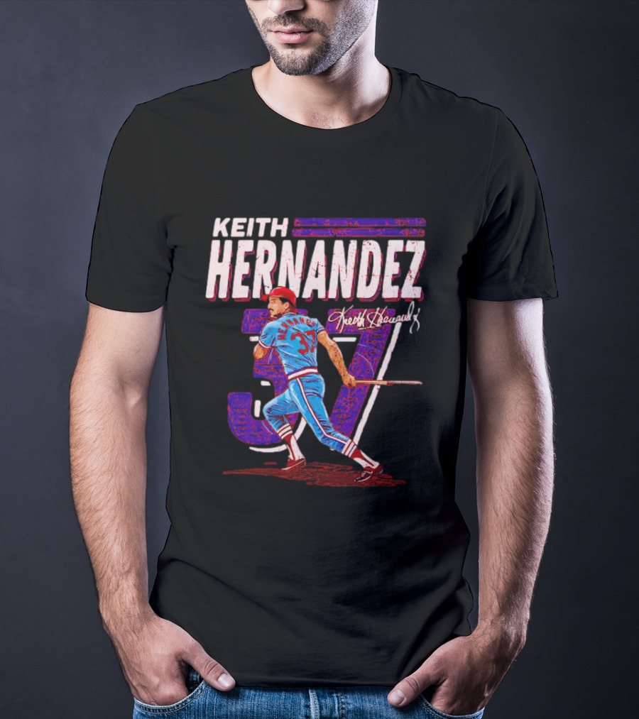 Keith Hernandez 37 Baseball Signature T-Shirt