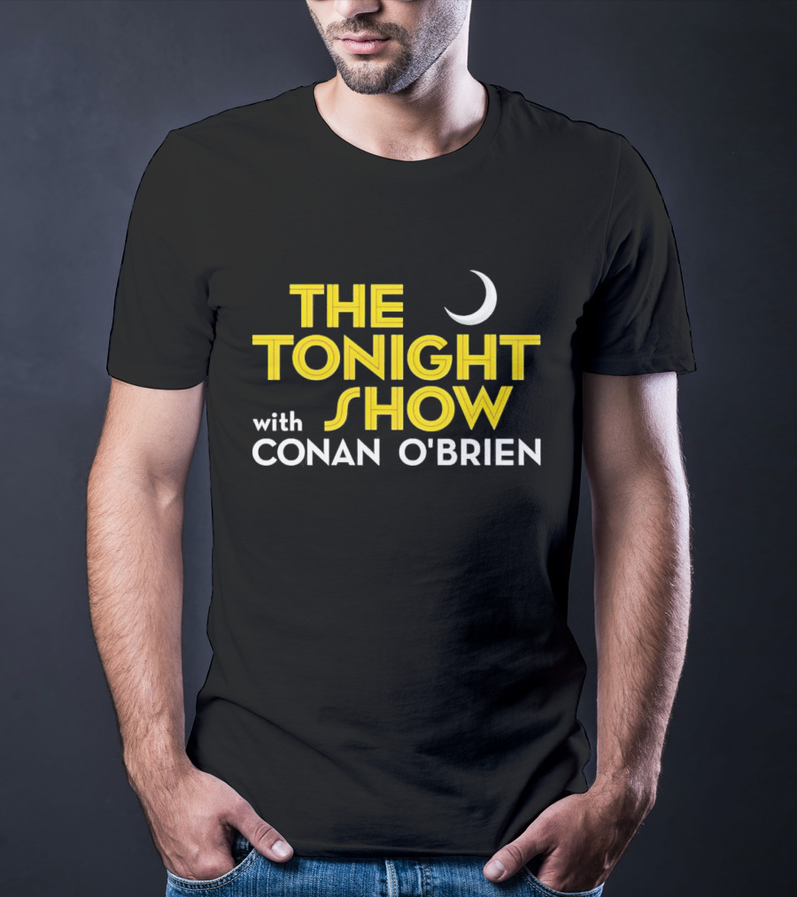 The Tonight Show With Conan O'Brien Classic Crescent Moon T-Shirt