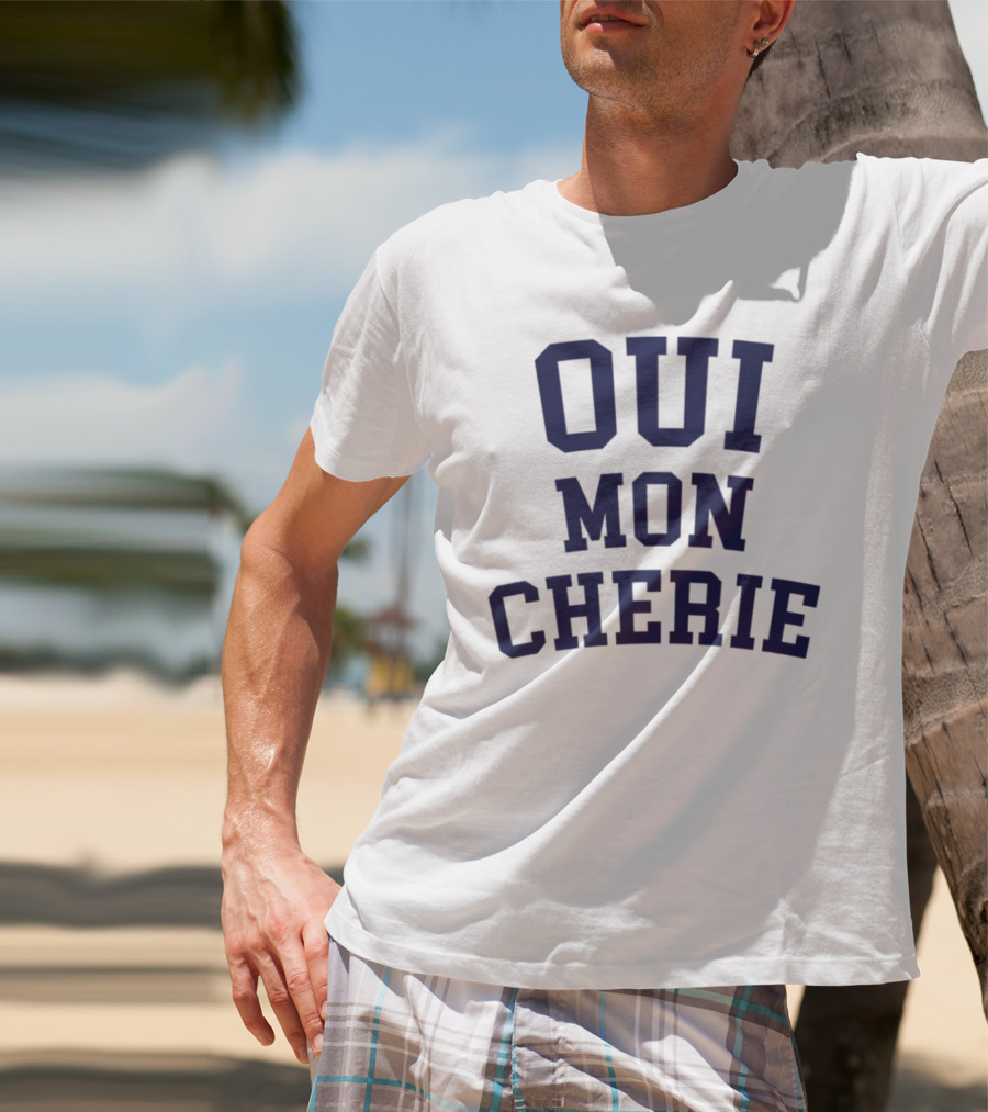 Oui Mon Cherie Retro Varsity T-Shirt