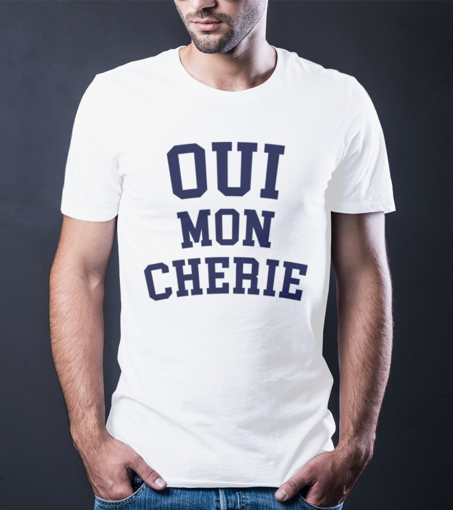 Oui Mon Cherie Retro Varsity T-Shirt