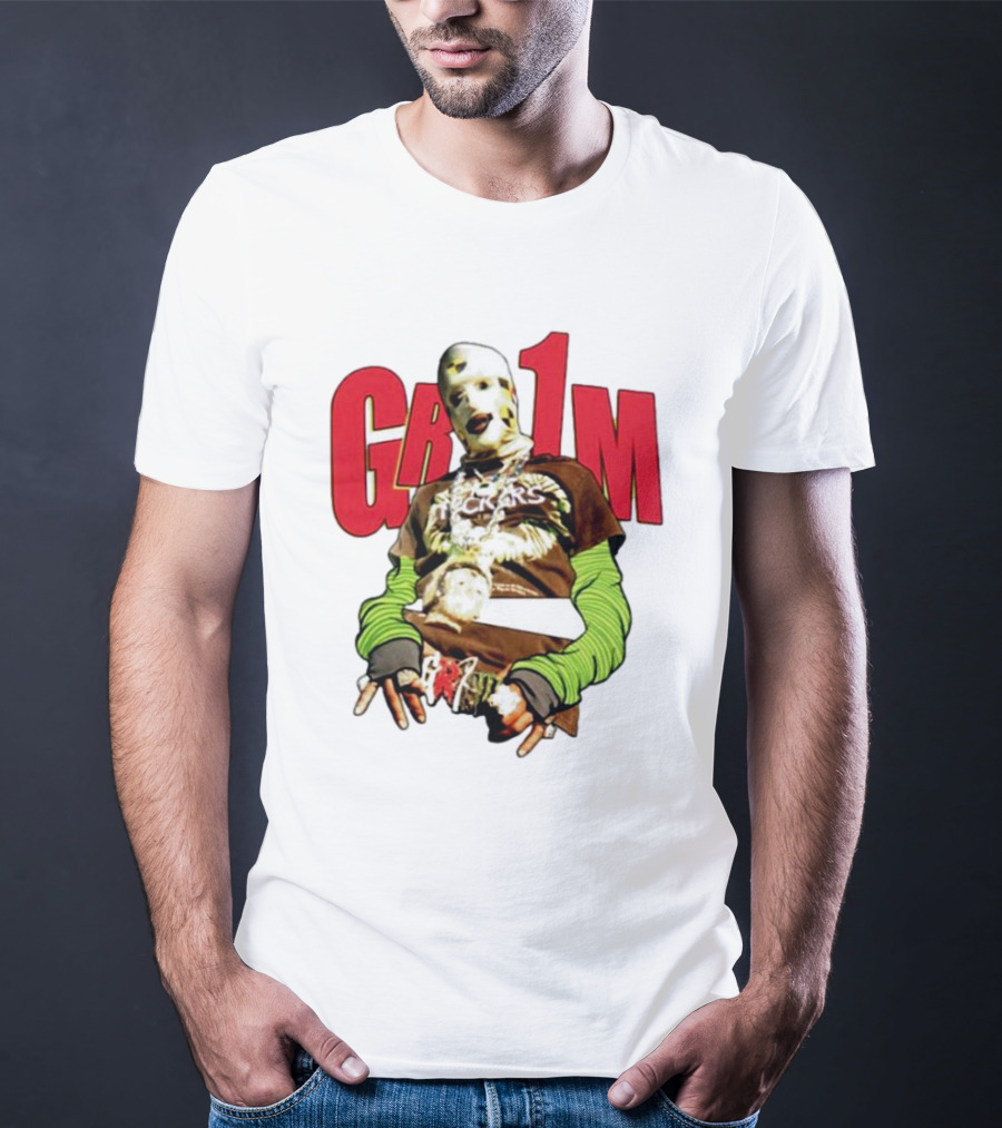 AWGE Grim Effigy With Masks And Layered Clothing T-Shirt