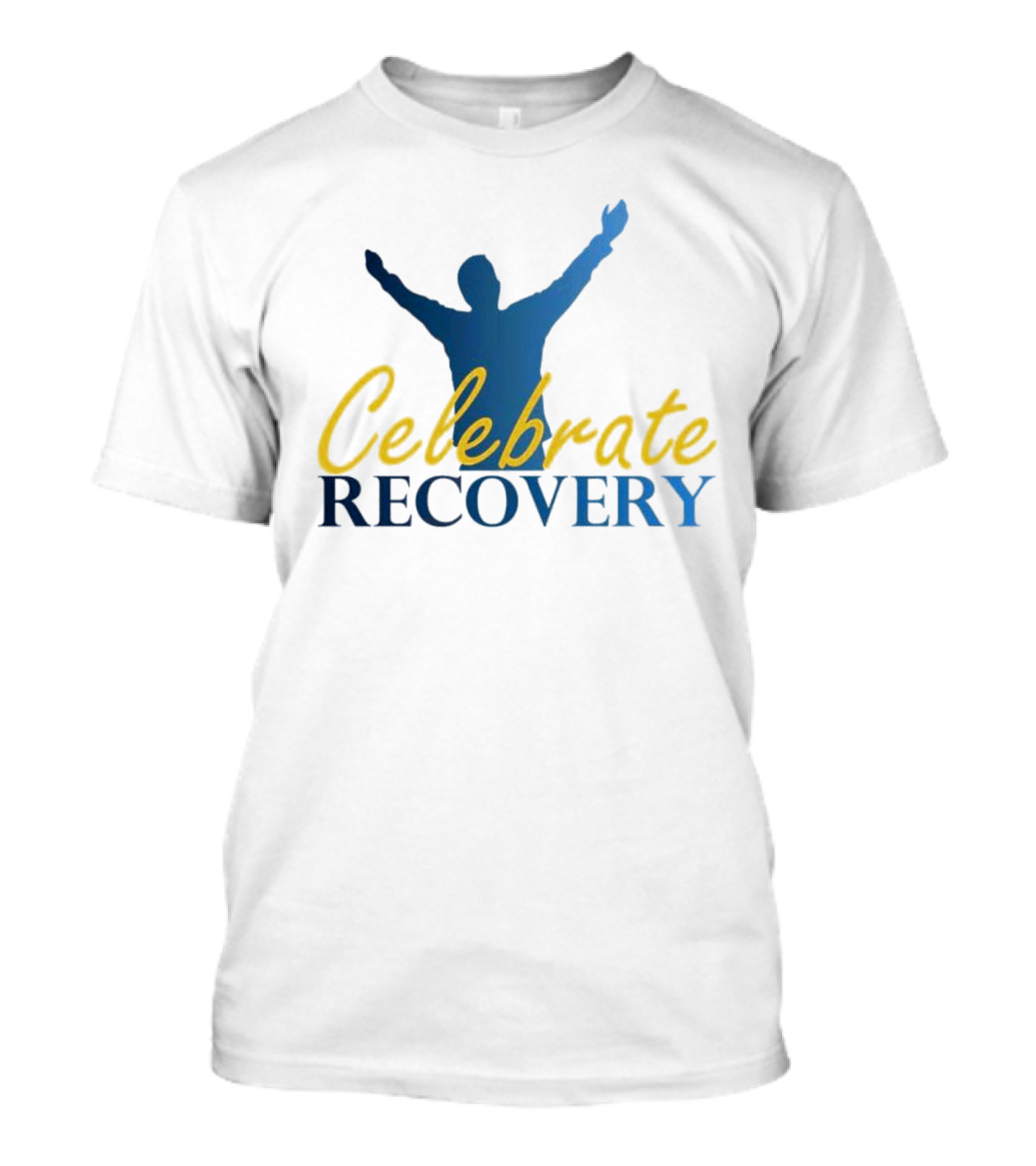 Celebrate Recovery Silhouette With Raised Arms T-Shirt