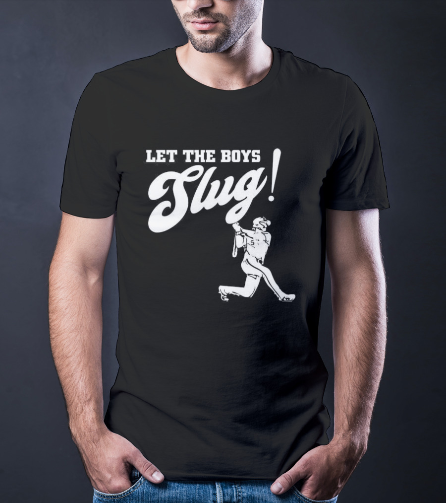 Let The Boys Slug Vintage Baseball Philly Spirit T-Shirt