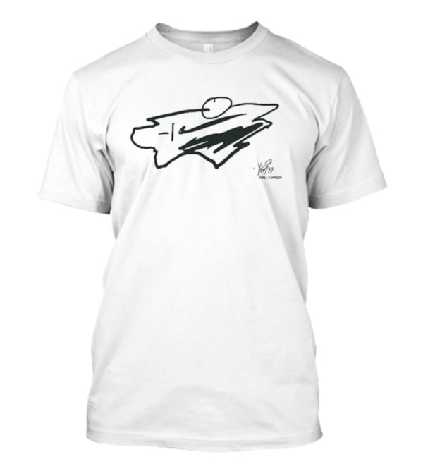 Mnwild Kirill Kaprizov Signature T-Shirt