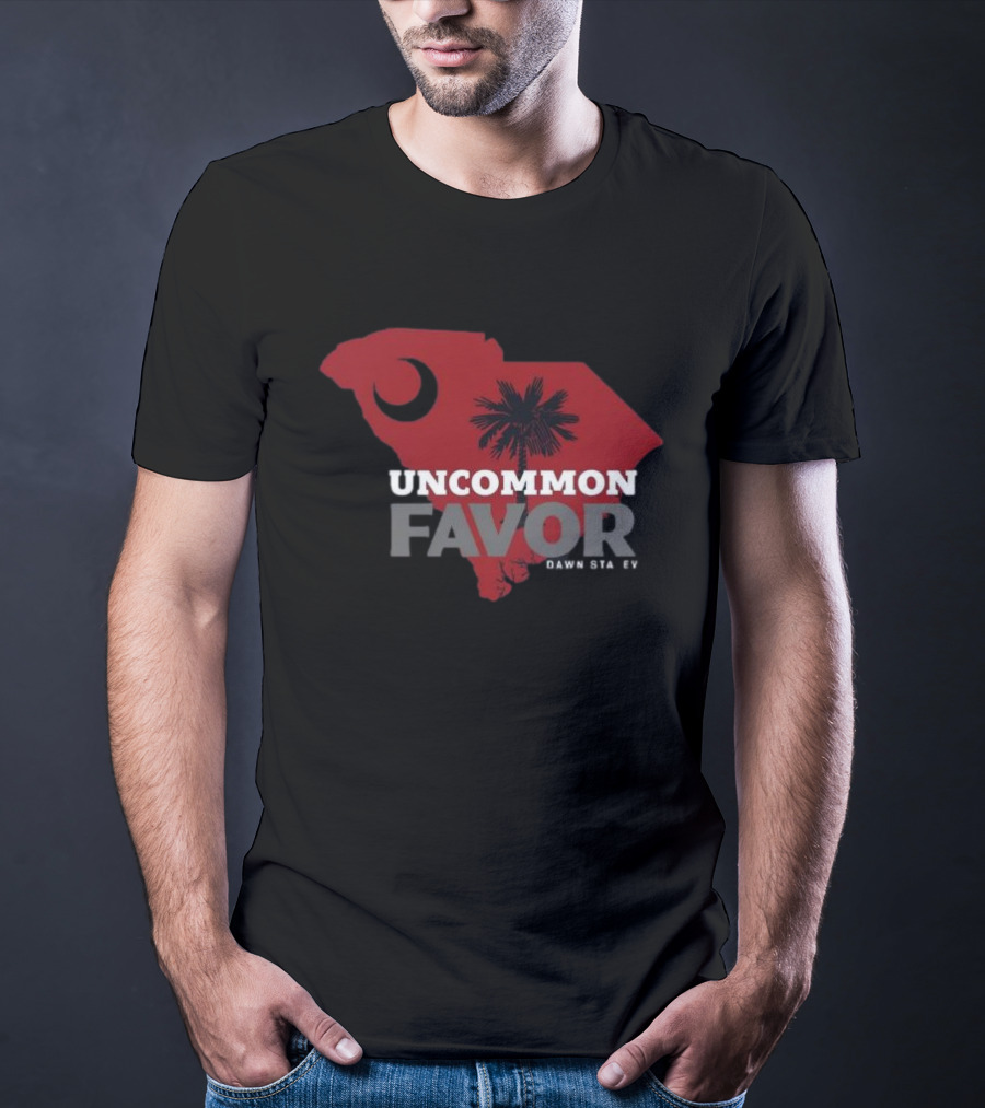 Uncommon Favor South Carolina Map Dawn Staley T-Shirt