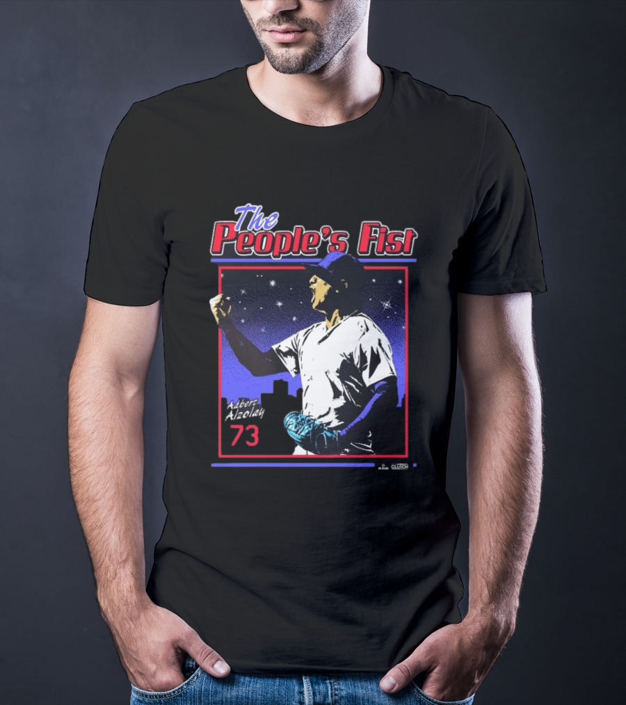 The People's Fist Adbert Alzolay 73 Baseball Hero T-Shirt