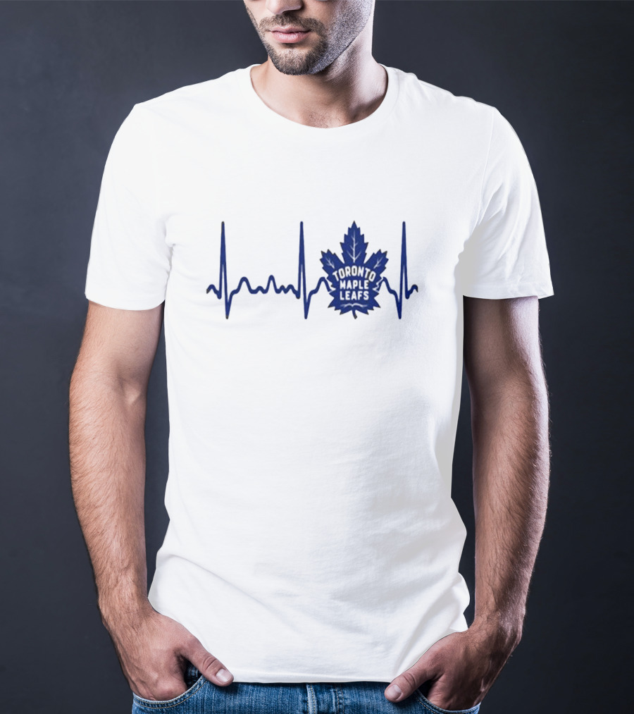 Toronto Maple Leafs Heartbeat T-Shirt