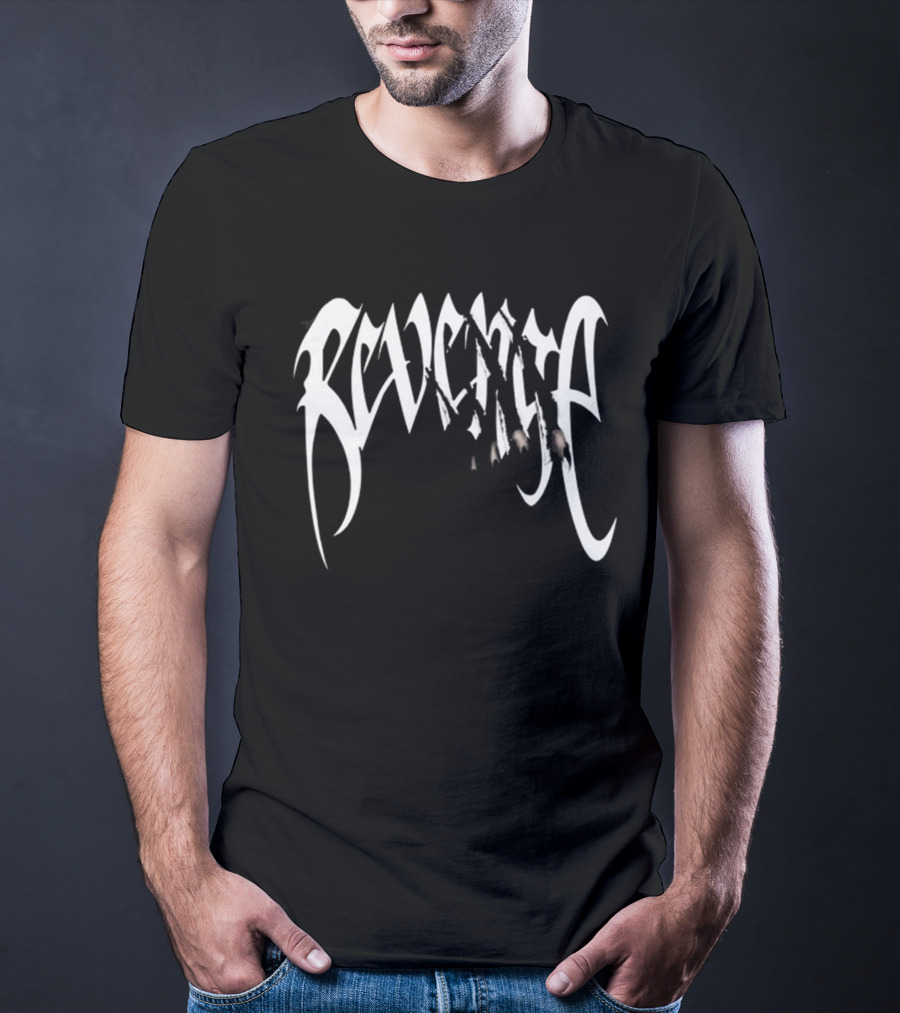 Revenge Distorted Arch Logo Gothic T-Shirt