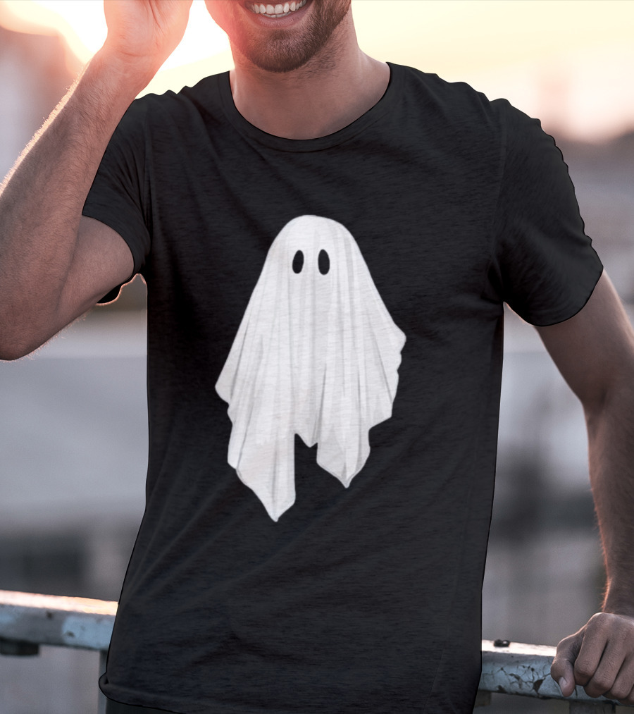Adam Berry Glow-In-The-Dark Ghost White Sheet Specter T-Shirt