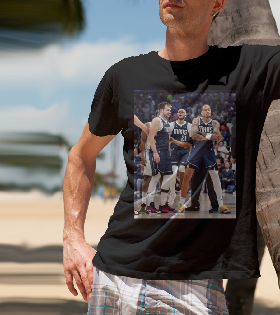 Daniel Gafford Luka Doncic PJ Washington Mavs I’m Standing On Business T-Shirt