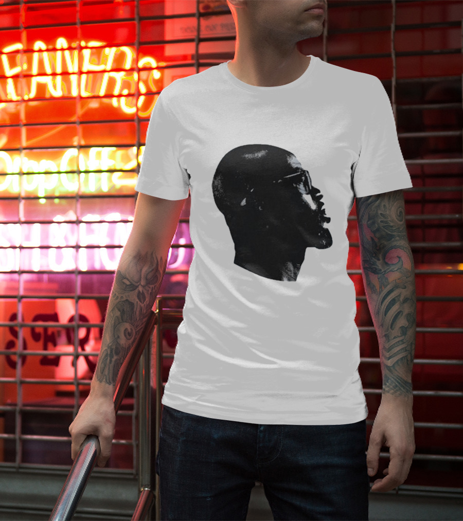 Black Coffee Black On Silhouette Profile T-Shirt