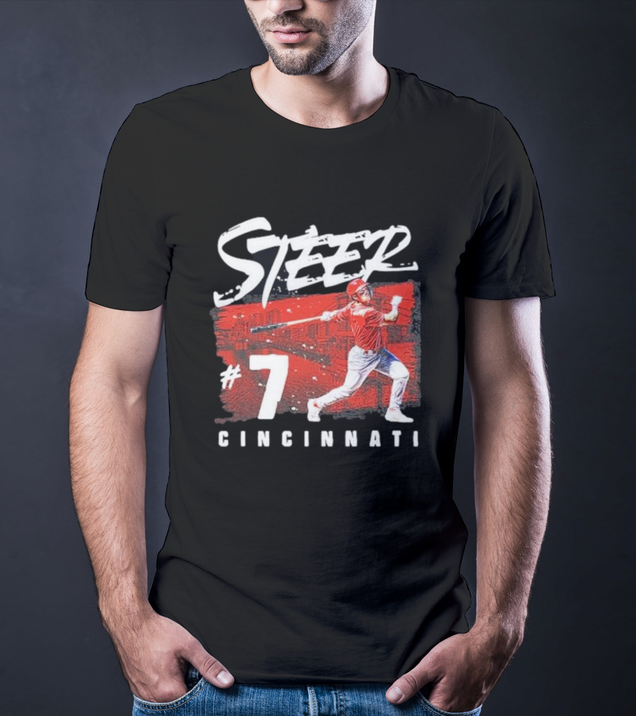 Spencer Steer Cincinnati Relentless Spirit Grunge #7 T-Shirt