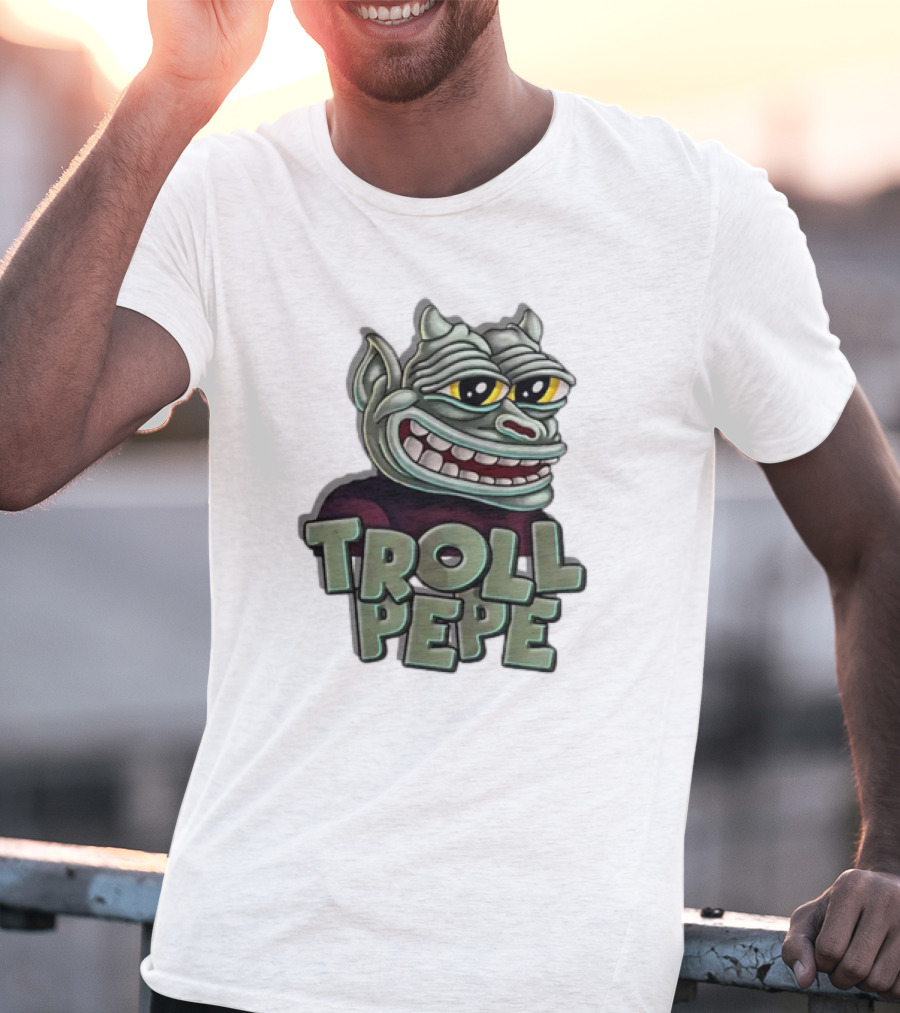Harambe Troll Pepe Face Meme Humor T-Shirt