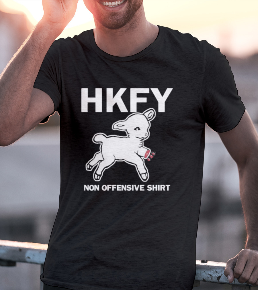HKFY Non Offensive Shirt Cute Lamb With Sausages T-Shirt
