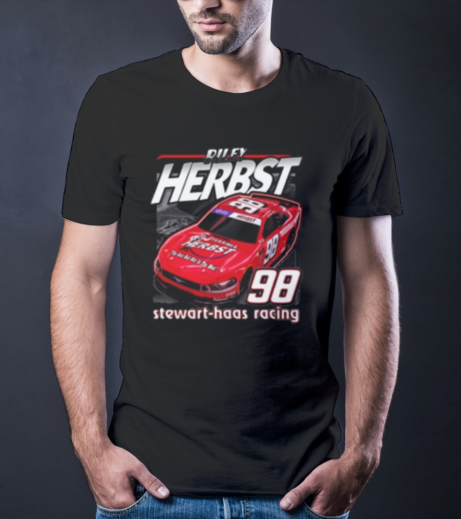 Riley Herbst 98 Stewart-Haas Racing Terrible Herbst Car T-Shirt