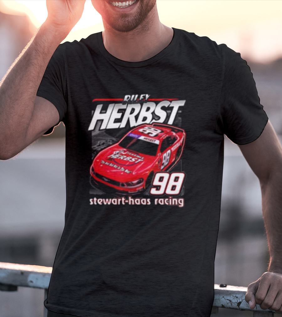 Riley Herbst 98 Stewart-Haas Racing Terrible Herbst Car T-Shirt