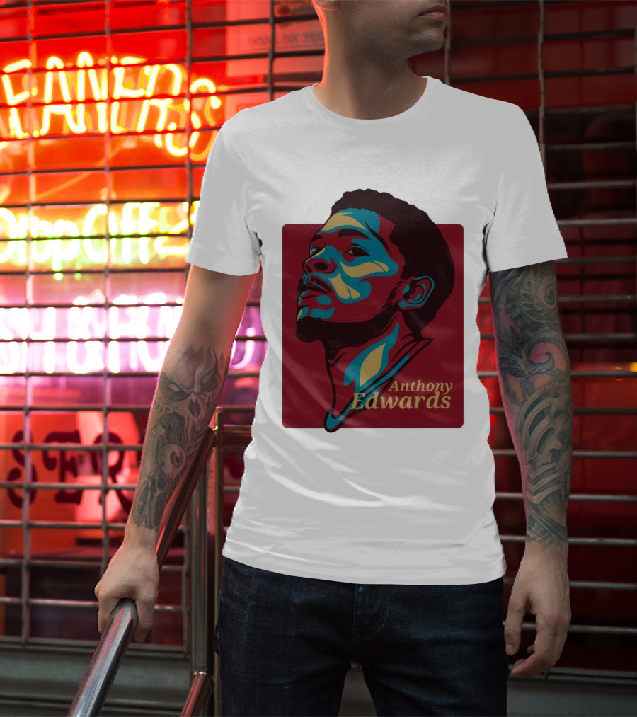 Anthony Edwards NBA Minnesota Timberwolves Basketball Player T-Shirt