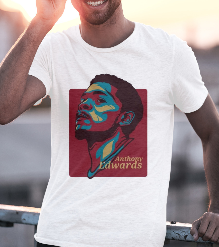 Anthony Edwards NBA Minnesota Timberwolves Basketball Player T-Shirt