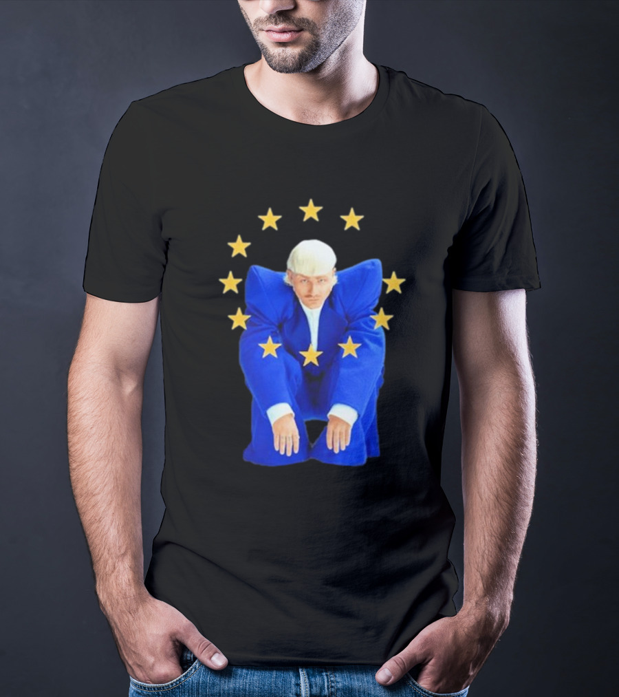 Justice For Joost Klein Blue Suit Stars European Unity T-Shirt