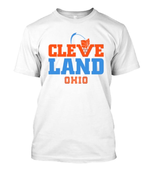 Cleveland Ohio Basketball Net T-Shirt