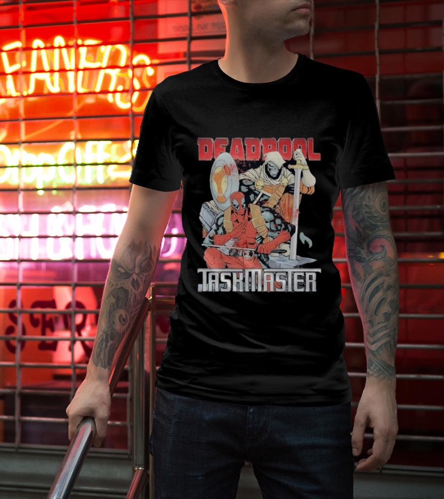 Deadpool Taskmaster Marvel Studio No More Jokes T-Shirt