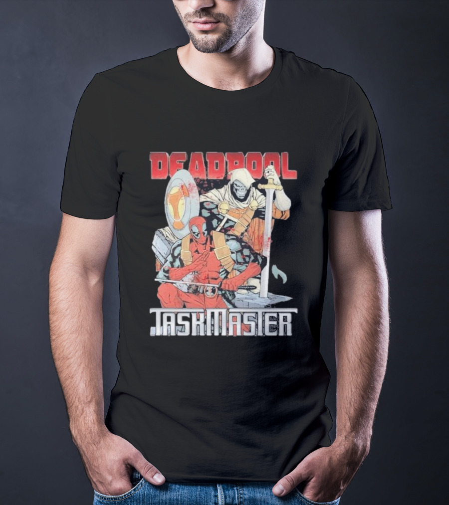 Deadpool Taskmaster Marvel Studio No More Jokes T-Shirt