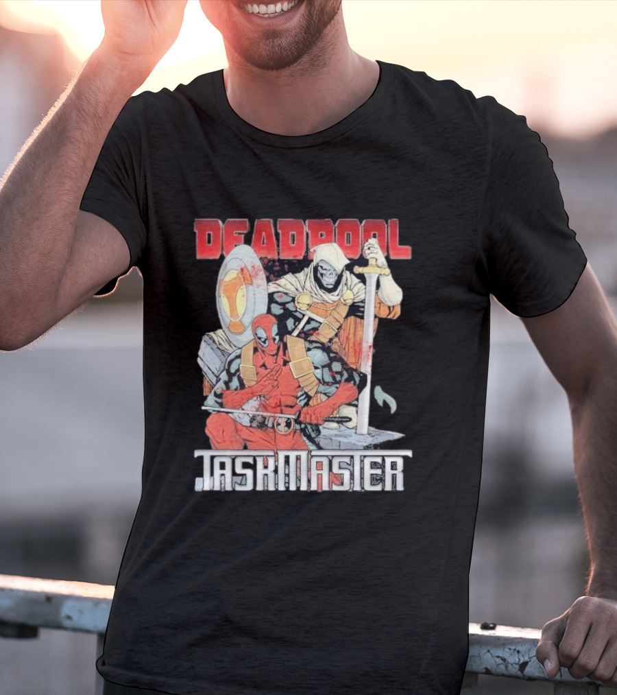 Deadpool Taskmaster Marvel Studio No More Jokes T-Shirt