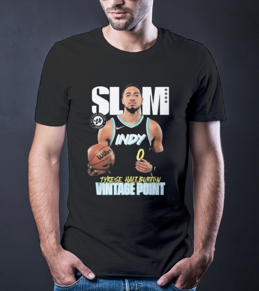 SLAM All-Star Vintage Point Tyrese Haliburton Indy Vol 4 T-Shirt