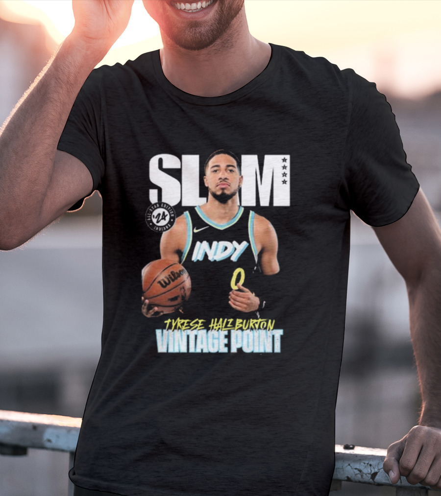 SLAM All-Star Vintage Point Tyrese Haliburton Indy Vol 4 T-Shirt