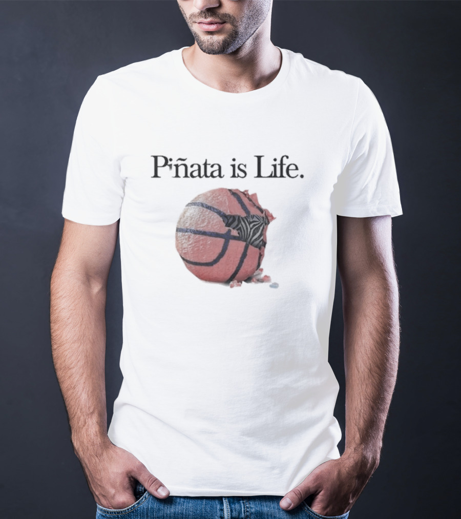 Piñata Is Life Freddie Gibbs And Madlib Basketball Piñata T-Shirt