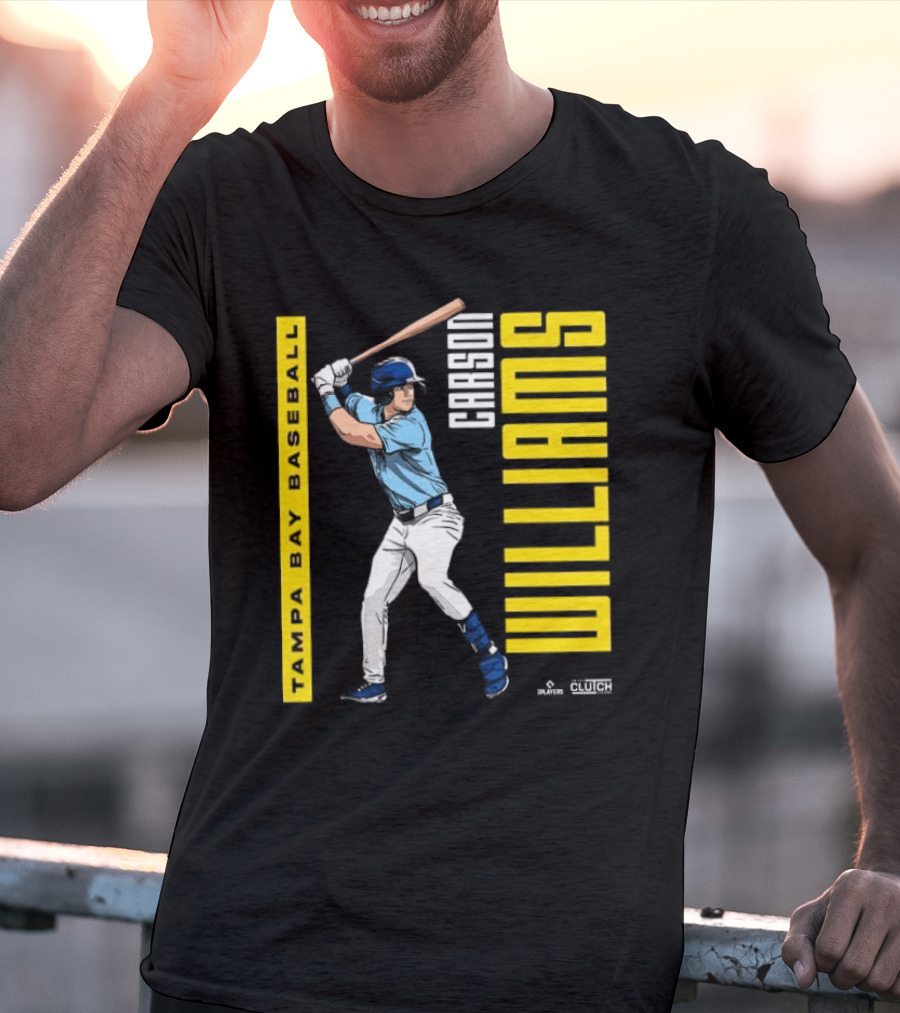 Carson Williams Tampa Bay Baseball Player Clutch Hitters T-Shirt