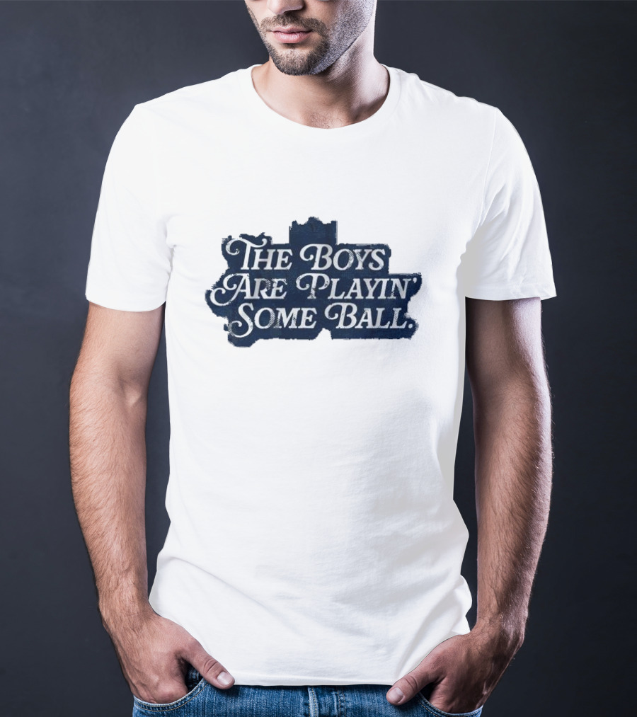 The Boys Are Playin’ Some Ball Vintage Style Retro Look T-Shirt