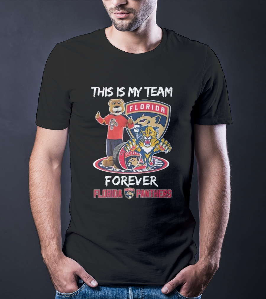 This Is My Team Forever Florida Panthers Mascot T-Shirt