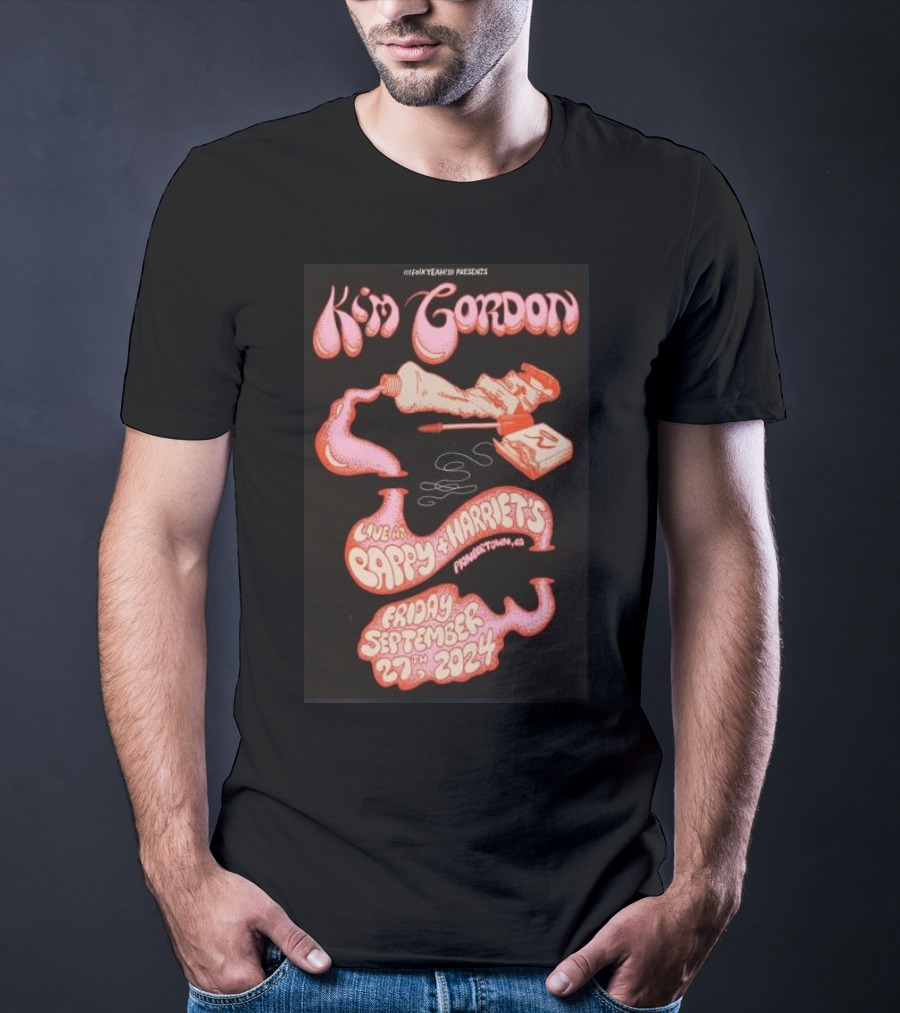 Kim Gordon Live At Pappy And Harriet's Pioneertown CA Friday September 27th T-Shirt