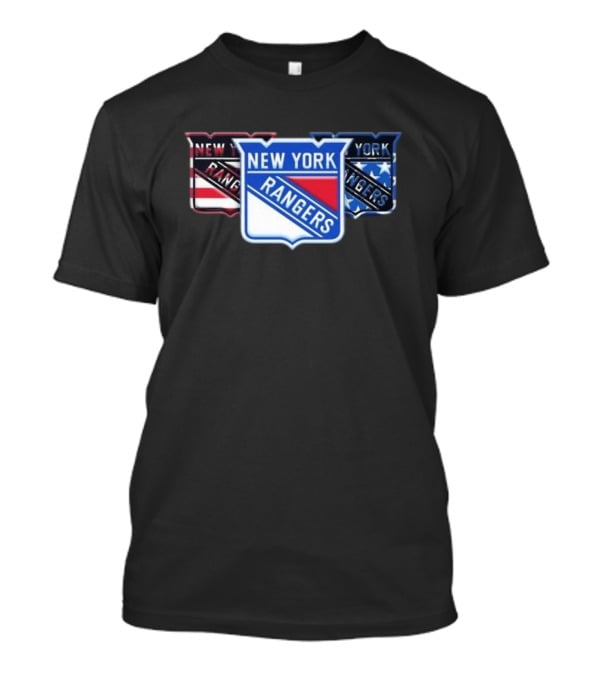 New York Rangers Logo Trio Fan Forever T-Shirt