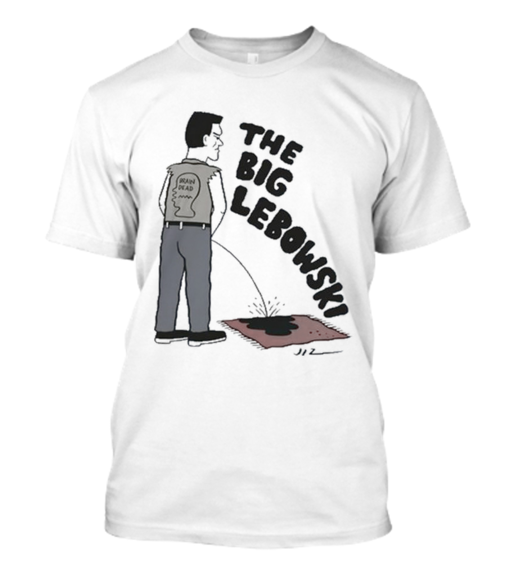 Brain Dead X The Big Lebowski Rug Scene Comic T-Shirt