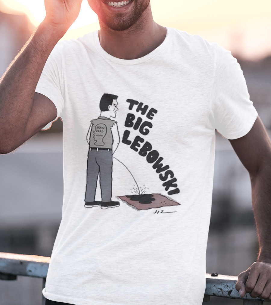 Brain Dead X The Big Lebowski Rug Scene Comic T-Shirt