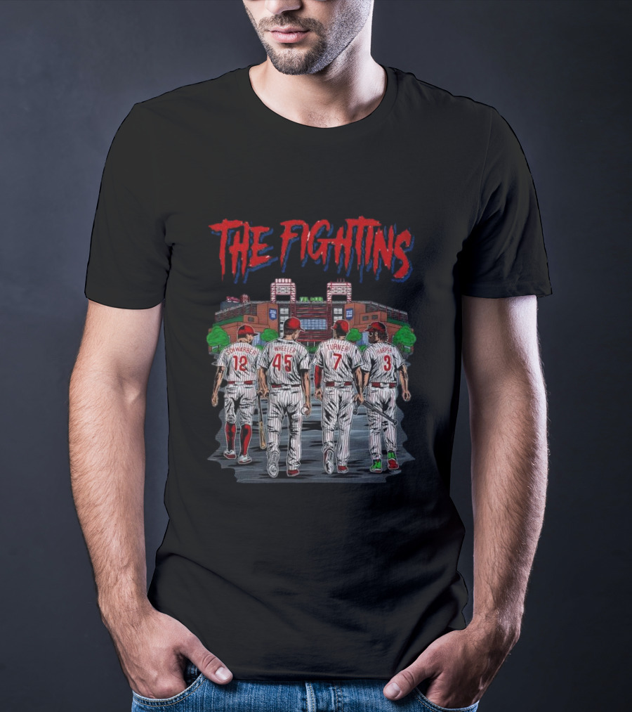 The Fightins Defend The Bank Philadelphia Phillies Players Stadium T-Shirt
