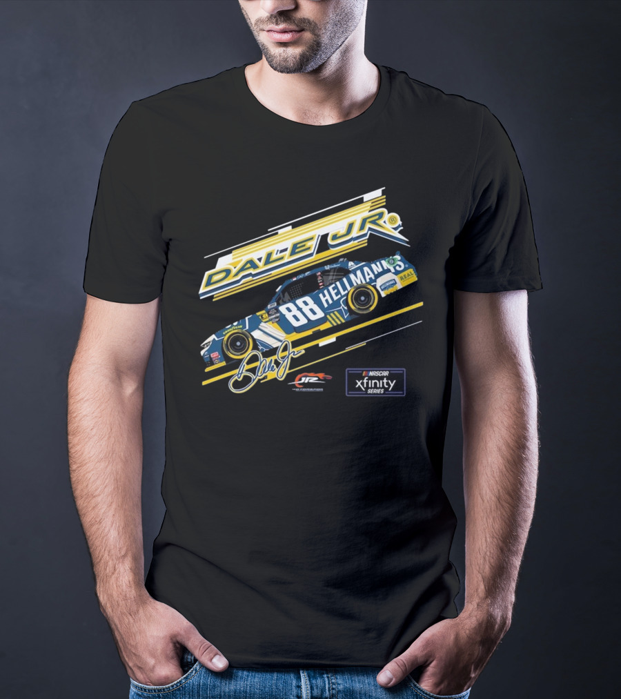 Dale Earnhardt Jr. Hellmann’s No. 88 JR Motorsports NASCAR Xfinity Series Car T-Shirt