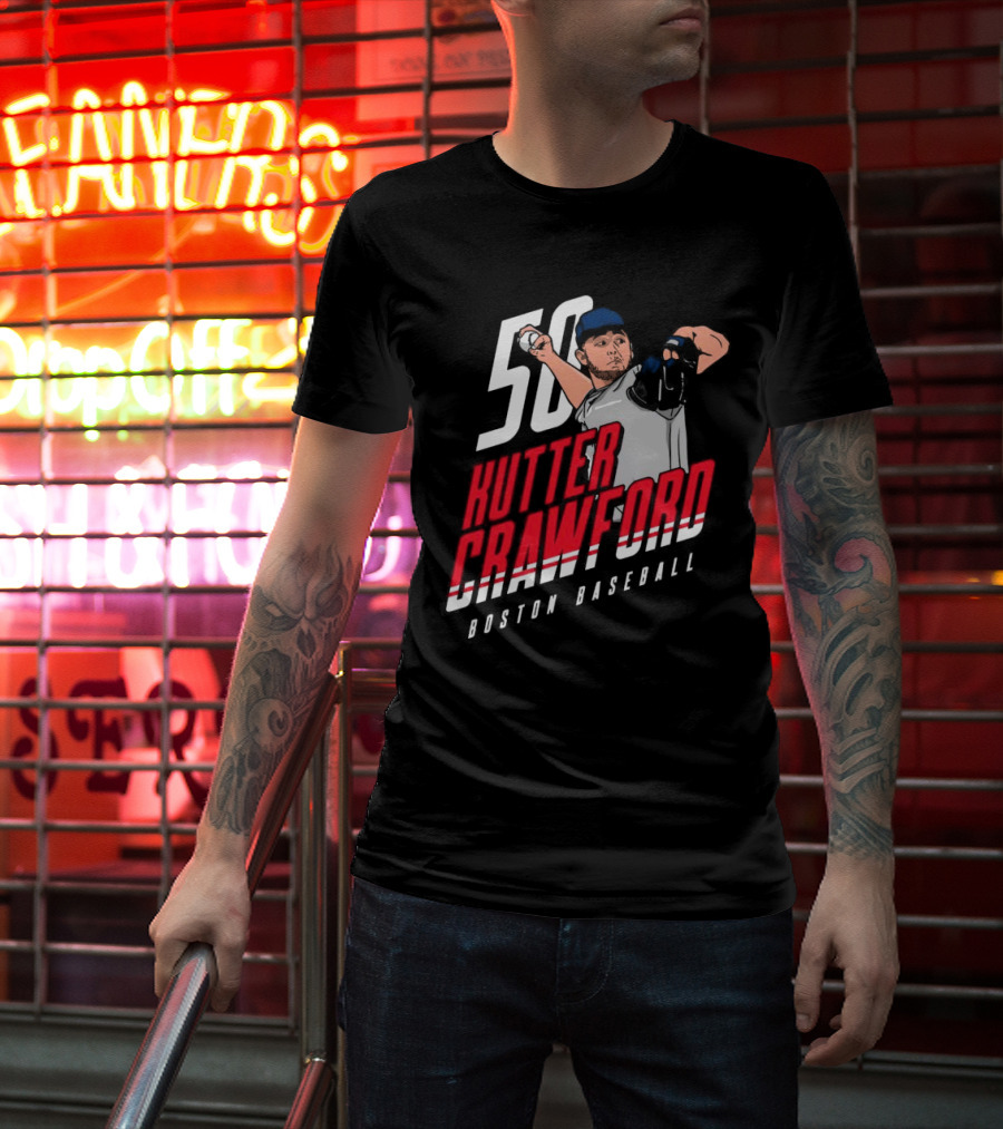 50 Kutter Crawford Boston Baseball T-Shirt