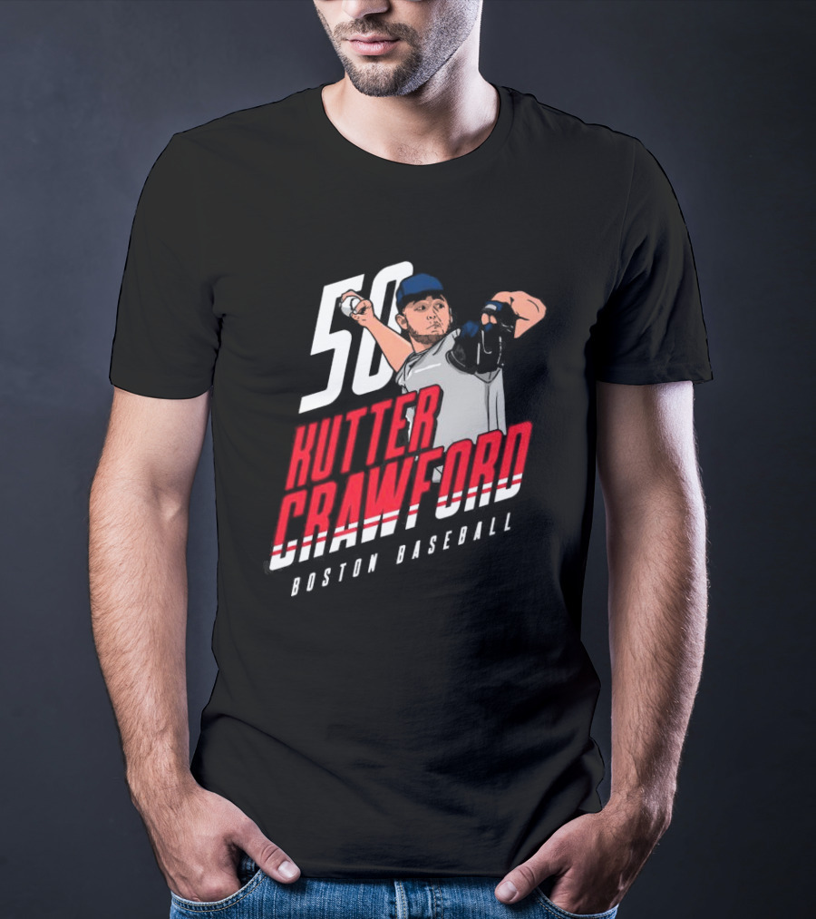 50 Kutter Crawford Boston Baseball T-Shirt