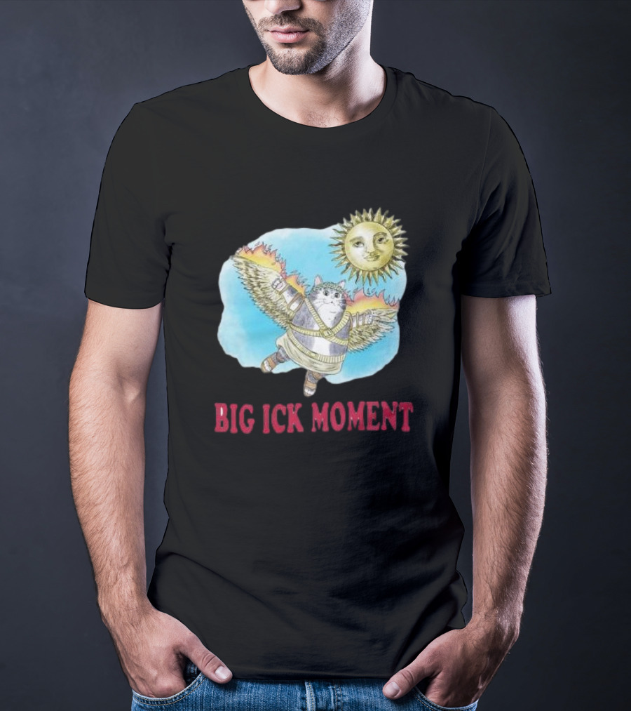 Big Ick Moment Cat With Wings And Sun T-Shirt